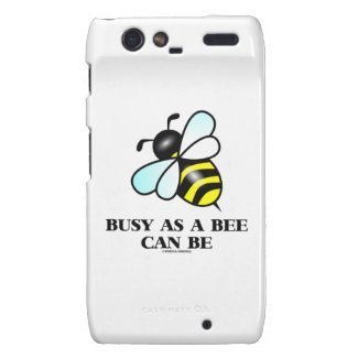 Busy As A Bee Can Be (Bee Drawing) Droid RAZR Cover