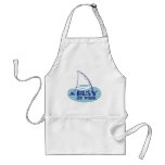 Busy at Work with fishing rod in the water Aprons