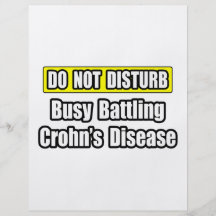 Busy Battling Crohn's Disease Flyer Design