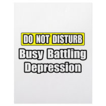 Busy Battling Depression letterhead by Depression_Shirts Busy Battling Depression letterhead