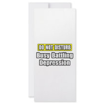 Busy Battling Depression rack cards by Depression_Shirts Busy Battling Depression rack cards