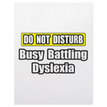 Busy Battling Dyslexia letterhead by Dyslexia_Shirts Busy Battling Dyslexia letterhead