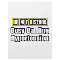 Busy Battling Hypertension flyers by Hypertension_Shirts Busy Battling Hypertension flyers