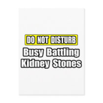 Busy Battling Kidney Stones postcards by Kidney_Stone_Shirts Busy Battling Kidney Stones postcards