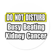 Busy Beating Kidney Cancer stickers
