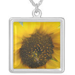 Busy Bee Accented Edges Personalized Necklace