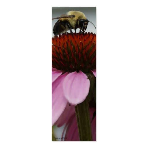 Busy Bee Book Marker Business Card (front side)