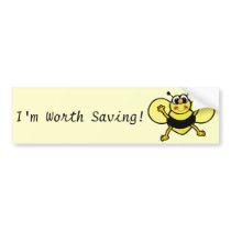 Busy Bee Bumper Sticker