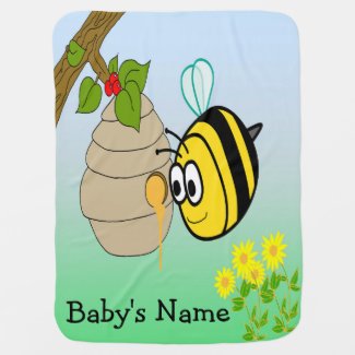 Busy Bee Cute Baby Blanket