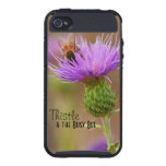 Busy Bee on Purple Thistle Photograph skinit case