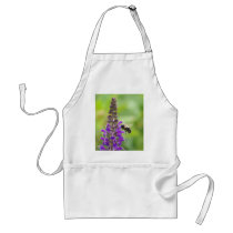 Busy Bee on the Purple Flower Apron