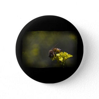 Busy Bee Pinback Buttons