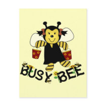 Busy Bee postcards by CuteArt Busy Bee postcards