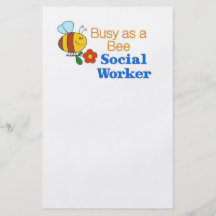 Busy Bee Social Worker Flyer Design
