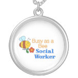 Busy Bee Social Worker Necklaces