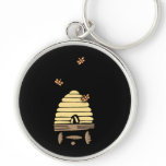 Busy Beehive Key Chain