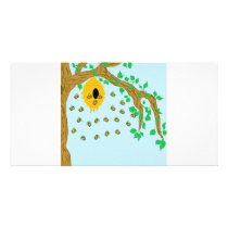 Busy Bees Personalized Photo Card