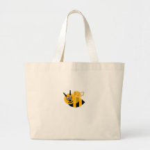 Busy Bumble Bee Cute Tote Bags