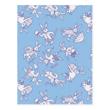 Busy Bunnies Post Cards