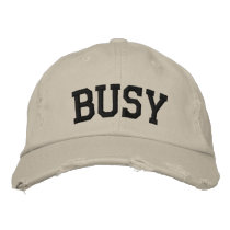 Busy Embroidered Hat embroidered hats by cityshirts Busy Embroidered Hat embroidered hats