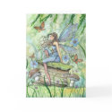 Busy Garden Fairy Greeting Card