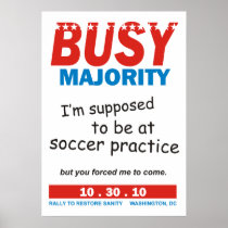 Busy Majority poster