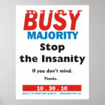 Busy Majority poster posters