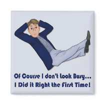 Busy Man magnets