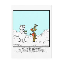 Busy on the 24th of December postcards