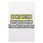 Busy Recovering From Hysterectomy stationery