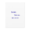 Busy Ugly Postcard