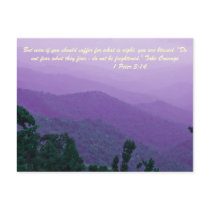But even if you should suffer for what is right, y post cards