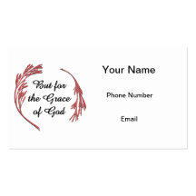 But for the Grace of God Business Cards
