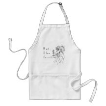 But I love the world [manga girl] Apron