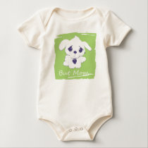 But Mom Puppy in Green t-shirts
