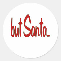 but santa stickers