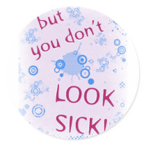 But You Don't Look Sick! Invisible Disability. stickers by incurablehippie But You Don't Look Sick! Invisible Disability. stickers