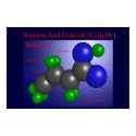 Butanoic Acid Molecule (print) by Derethman Butanoic Acid Molecule (print)