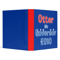 Butch Otter for Governor 2010 Star Design 3 Ring Binder