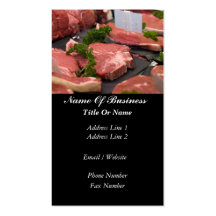 Butcher Business Card