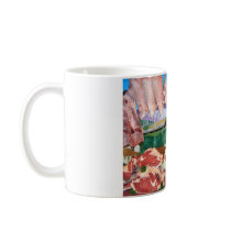butchers shop counter mugs