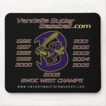 Butler Baseball Mousepad by ButlerFootball Butler Baseball Mousepad