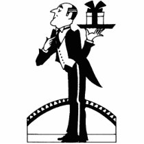 Butler cut out photo magnet photo sculptures