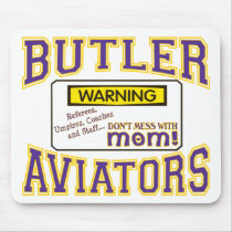 Butler Don't Mess with Mom! mousepads by CustomSchoolTees Butler Don't Mess with Mom! mousepads