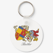 Butler Family Crest keychains by coatsofarms Butler Family Crest keychains