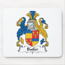 Butler Family Crest mousepads by coatsofarms Butler Family Crest mousepads