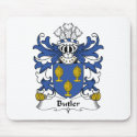 Butler Family Crest mousepads