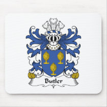 Butler Family Crest mousepads by coatsofarms Butler Family Crest mousepads