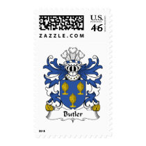 Butler Family Crest postage