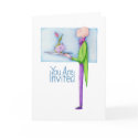 Butler Invitation Card